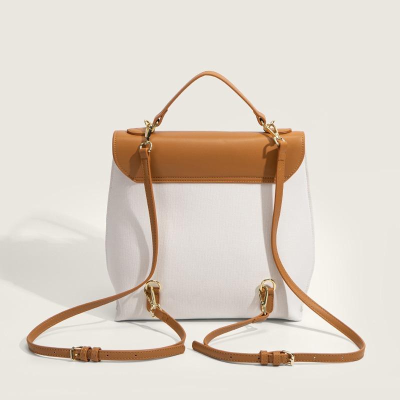 Новая женская сумка модный холщовый рюкзак универсальная цветовая гамма сумочка повседневный рюкзак для поездок большой вместимости