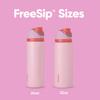 Owala FreeSip Insulated Stainless Steel Water Bottle with Straw for Sports and Travel  BPA-Free Sports Water Bottle  32 oz  Pink  Angel Food Cake