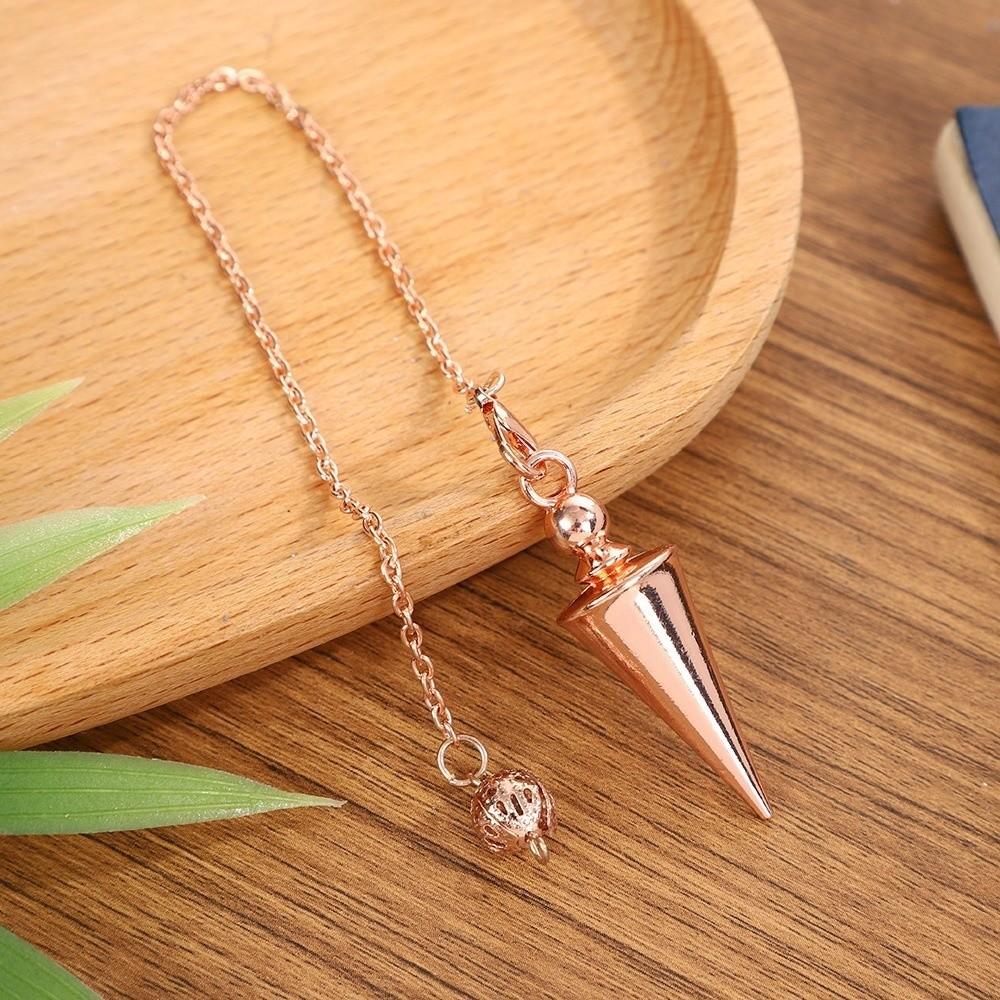 Energy Witch Spiritual Pendulos Pointed Meditation Cone Metal Pendulum Isis Pendulum Women Girls