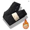 Winter Running Pant Cashmere Thicken Fleece Windproof Sweatpants Men Joggers Cotton Warm Pants Male Waterproof Thermal Trousers