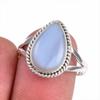 Натуральный драгоценный камень опал Овайхи, ювелирное кольцо из стерлингового серебра 925 пробы, размер 8, h3g60