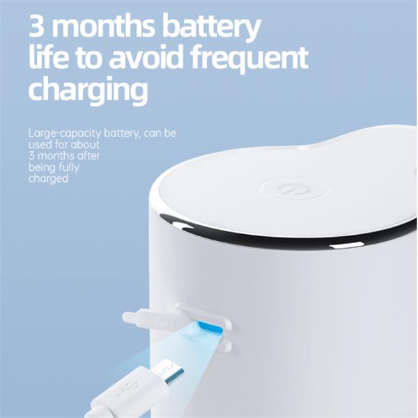 Автоматические дозаторы пенного мыла для ванной комнаты, умная ручная стиральная машина с USB-зарядкой, белый, высококачественный АБС-материал