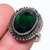 Хромовый диопсид Ручной работы 925 Стерлинговое серебро Ювелирное кольцо Размер 8.5 L4B57