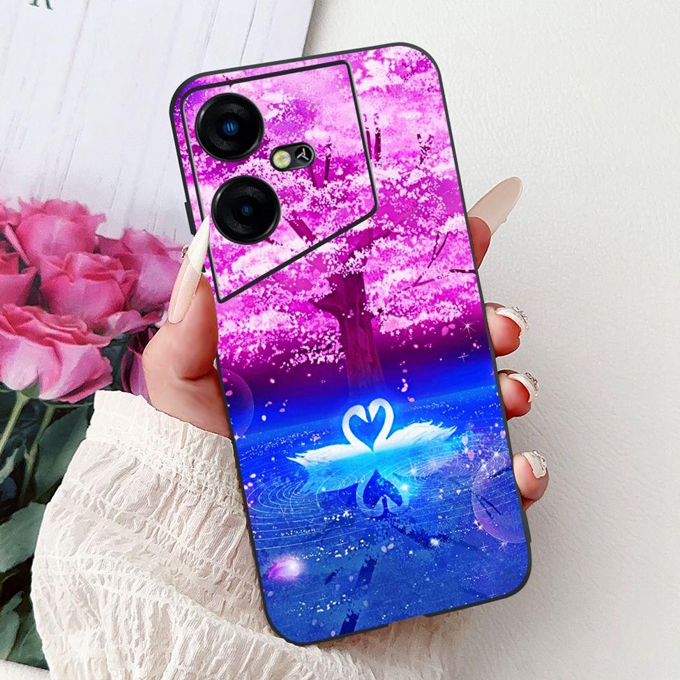 6,82'' Для Tecno Pova Neo3 LH6n Задняя крышка Для Tecno Pova Neo 3 Чехол Силиконовый Роскошный Модный Милый Мультяшный Кот Ударопрочный Funda