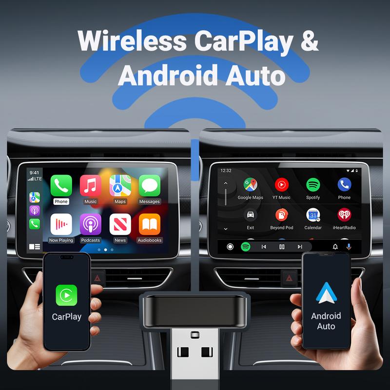 XUDA New Wireless Android Auto Adapter Smart Mini Box Plug And Play Universal For VW Toyota Nissan Honda Ford Benz 2025
