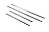 Glass Edging (4 Pcs, Stainless Steel) OmsaLine - Italian Stainless Steel for Nissan Pathfinder R51 2005-2014
