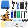 Complete Tattoo Machine Set Mini Tattoo Power Supply 10 Wraps Tattoo Coil Machine Kit 90‑265VUS