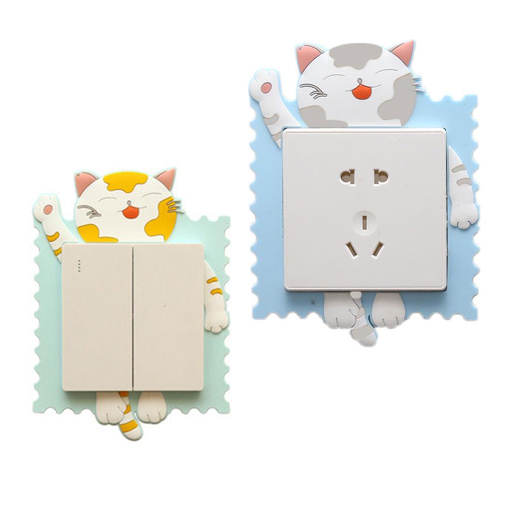 Светящиеся наклейки на выключатель света, антипригарные светящиеся наклейки на выключатель света, защитная крышка, декоративные наклейки на розетку в гостиной