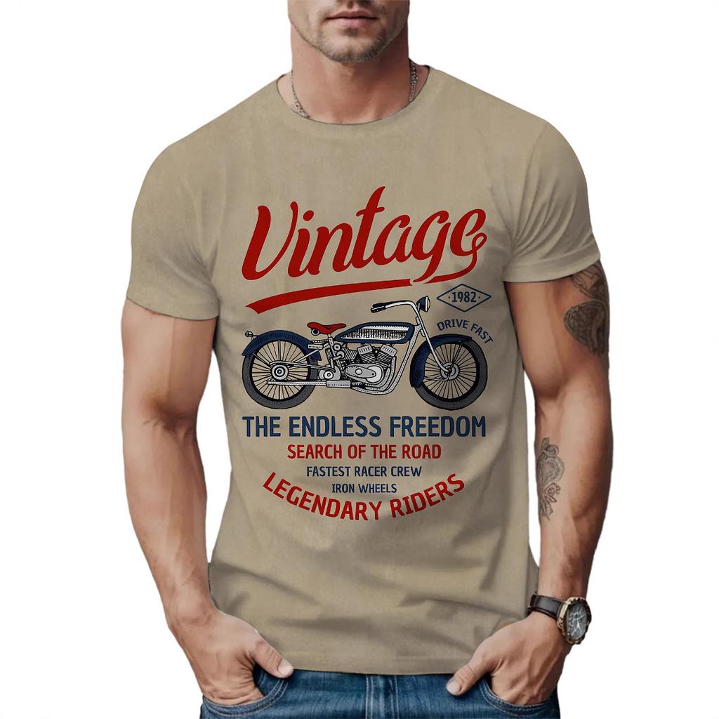 Летний топ с круглым вырезом и 3D-принтом, модные трендовые повседневные футболки с короткими рукавами для мужчин