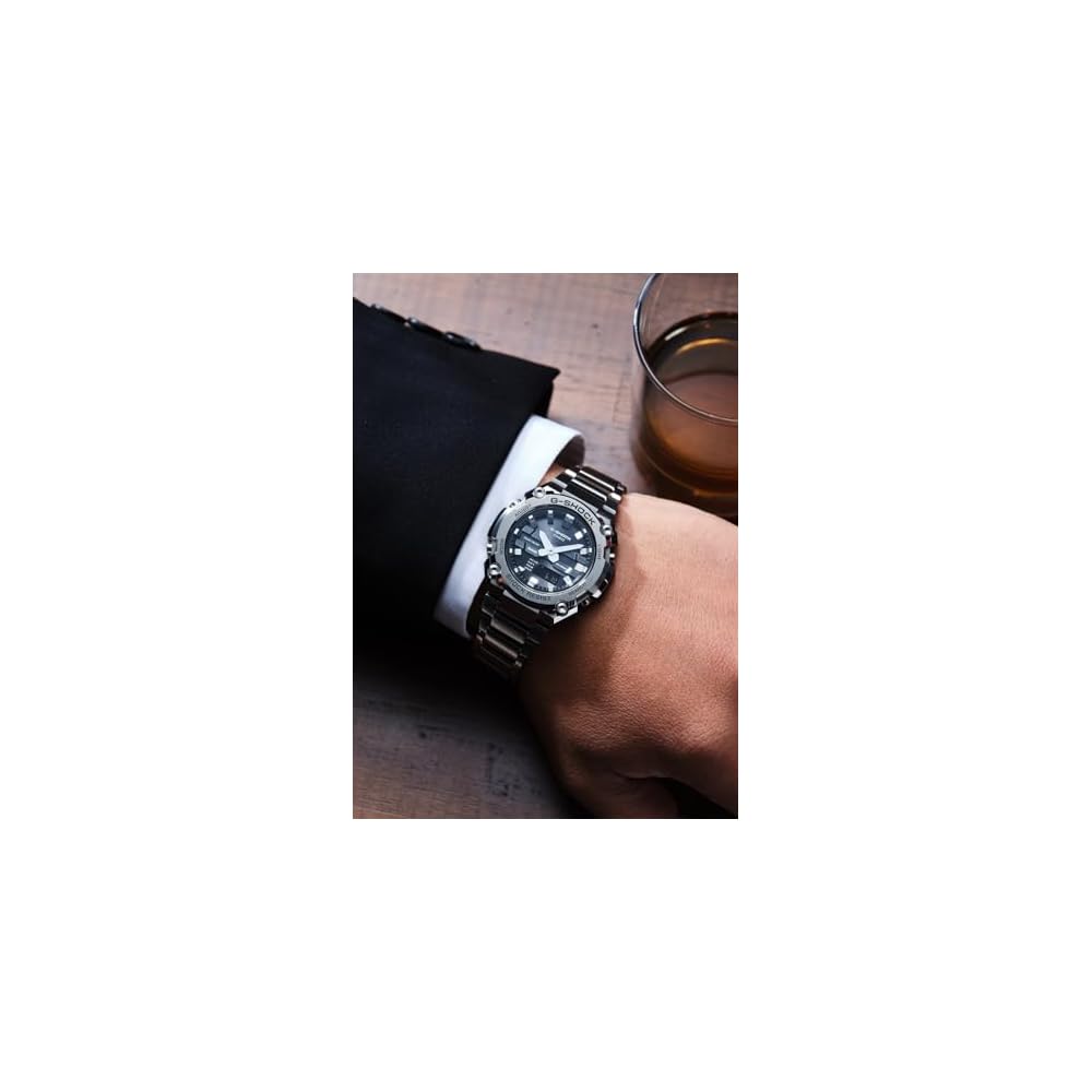 Casio G-Shock G-STEEL Solar Bluetooth Watch Men's Silver Stainless Steel GST-B600D-1AJF