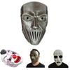 Slipknot Halloween Mask With Clown Face And Zipper Mouth For Costume Parties