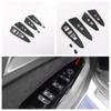 For KIA Sportage NQ5 2022 ABS Carbon Fiber Inner Window Lift Switch Button Panel Cover Car