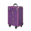 Universal Brake Wheel Trolley: Multi-Layer Large Nail & Tattoo Storage Makeup Box
