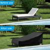 UV Resistant Beach Chair Cover Oxford Cloth Lounge Chair Cover  for Outdoor