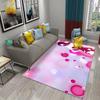 3D Милый Симпатичный Мультяшный Розовый Ковер для Девочки Девичья Подростковая Спальня Гостиная Дверь Вход Украшение Коврик Ванная Кухня Нескользящий Коврик