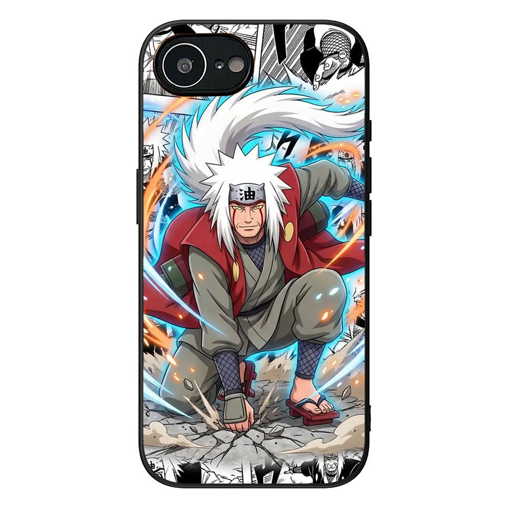 Jiraiya Narutos Casing Phone Cover for Apple iPhone 13 12 Mini XS 11 Pro Max 7 8 Plus + XR SE 2022 2020 SE3 Soft Case