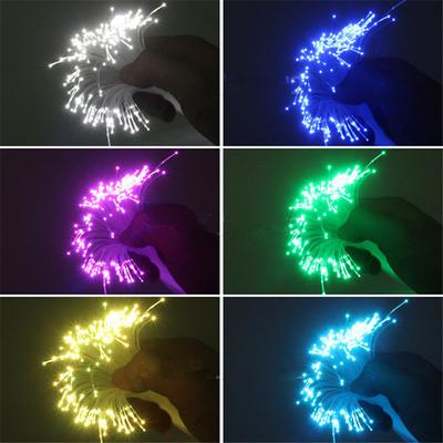 Приложение для управления музыкой Мерцающий оптоволоконный свет 12 В RGB Автомобильная светодиодная подсветка Звездное небо