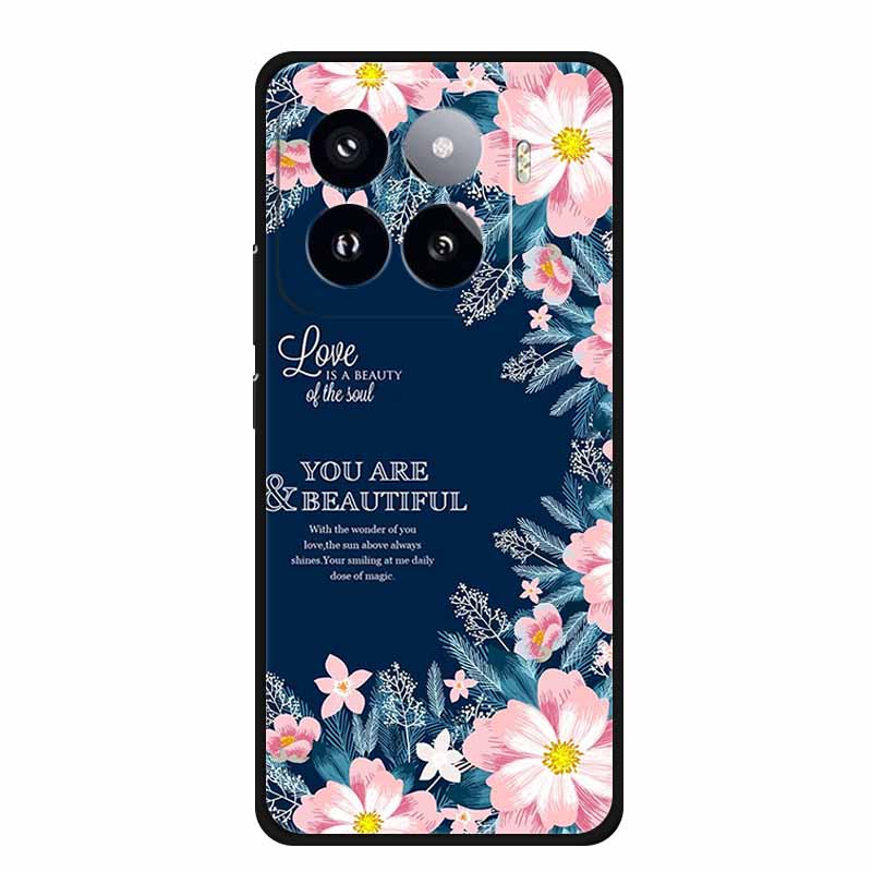 Для Xiaomi 15 Pro Чехол Роскошный Мягкий Силиконовый Задняя Крышка из ТПУ Чехлы для Телефона для Xiaomi 15 5G Защитный Новый Милый Красивый Бампер Coque