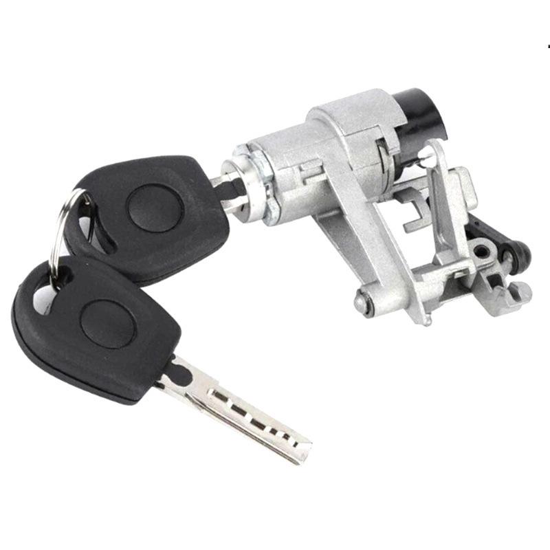 1J6827297G Tailgate Lock Cylinder + Keys For VW Golf Lupo Seat Arosa