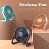 5 Inch USB Desktop Fan 360° Rotating Mini Adjustable Portable Electric Fan Summer Mute Air Cooler For Home Office