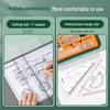 True Color Mechanical Drafting Tools Set for Students: Compass & Engineering Ruler for Civil & Architectural Drawing.