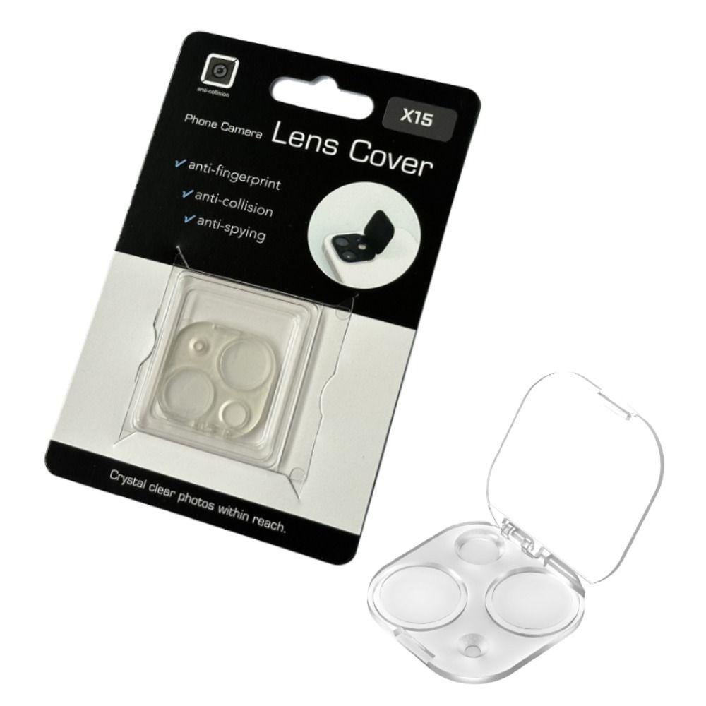 Protective Back WebCam Cover Plastic Privacy Protector Camera Lens Cap for iPhone 15 Pro Max Plus