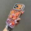 Luxury Diamond Sequins Butterfly Phone Case For iPhone 17 16 15 13 14 Pro Max Glitter Lens Flim Shockproof Protective Cover