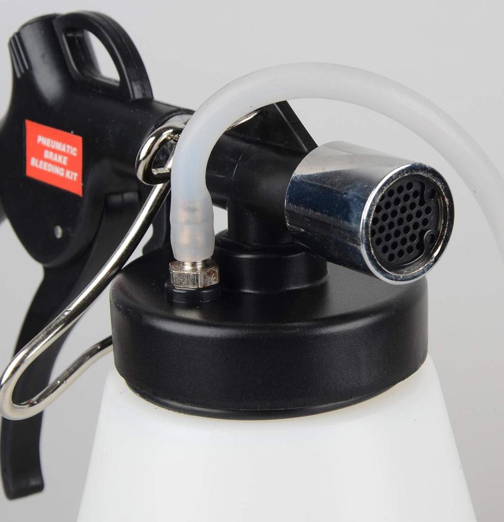 DAYUAN Пневматический инструмент для прокачки тормозной жидкости с 4 адаптерами для главного цилиндра 90-120 фунтов на кв. дюйм. …