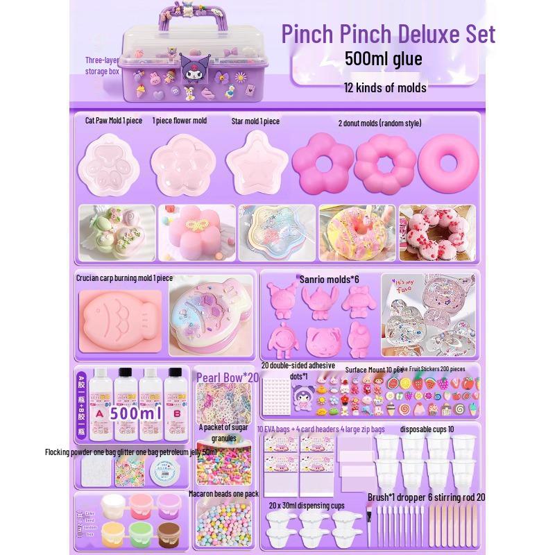 Сделанная вручную силиконовая игрушка-мялка для детей - подарок для снятия стресса своими руками для мальчиков и девочек