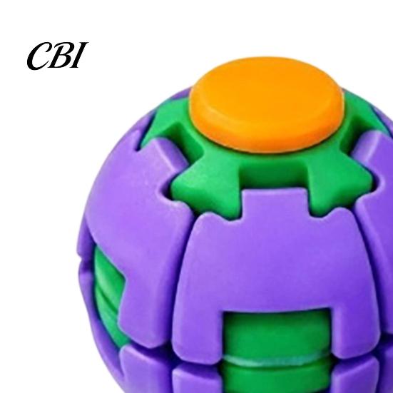 Office Stress Reducer 3D Printed Ball, Press & Rotating Finger Spinner, Decompression Ball Concentration Training Toy Toys, Portable Ergonomic Fidget