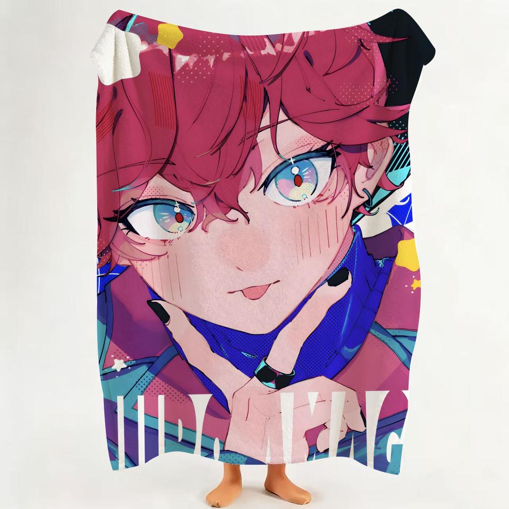 Anime E Ensemble S Stars Flannel Blanket Suitable for Sofa Living Room Bedroom
