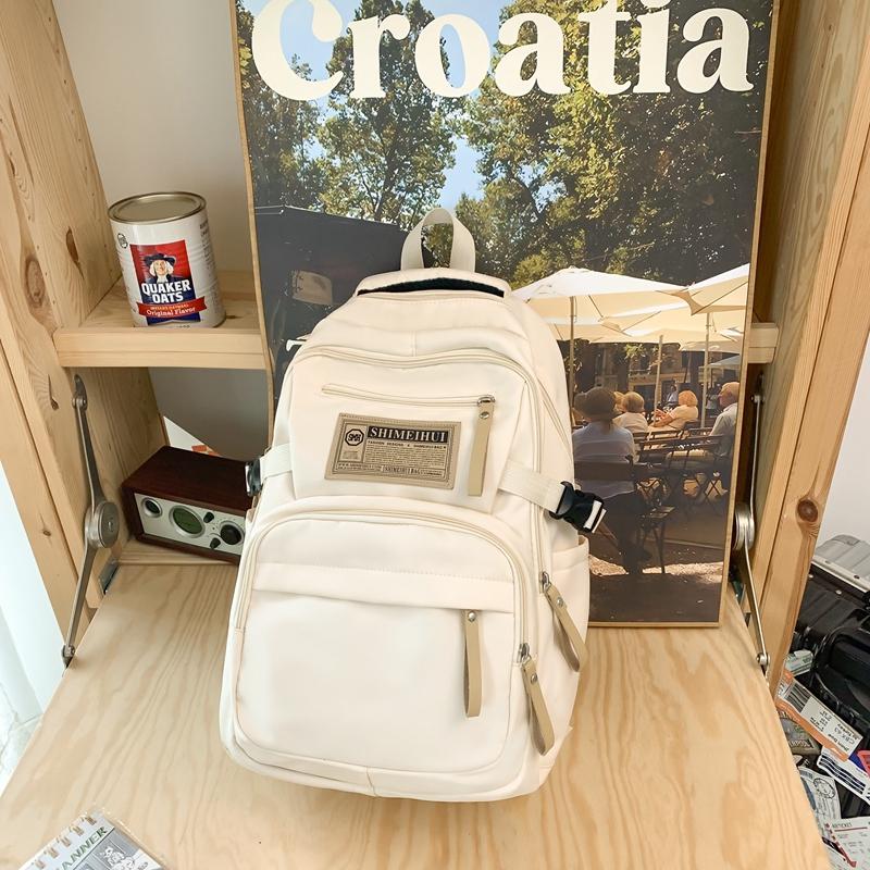 Рюкзак контрастного цвета, школьный рюкзак для старшеклассников, большой емкости, студенческий рюкзак