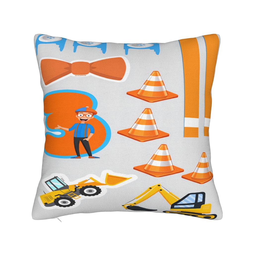 Cartoon B-Blippiing Pillow Case Custom Pillow Cover Kawaii Pillowcases For Sofa Bedroom Home Decor