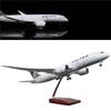 1:130 Модель самолета Американский самолет United Airlines B787 Модель самолета Литой самолет Для взрослых со светодиодной подсветкой(Прикосновение или Звук