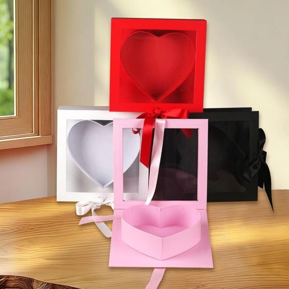 Fillable Mother's Day Gift Box Elegant Flower Display Box Floral Packaging Box Wedding Anniversary