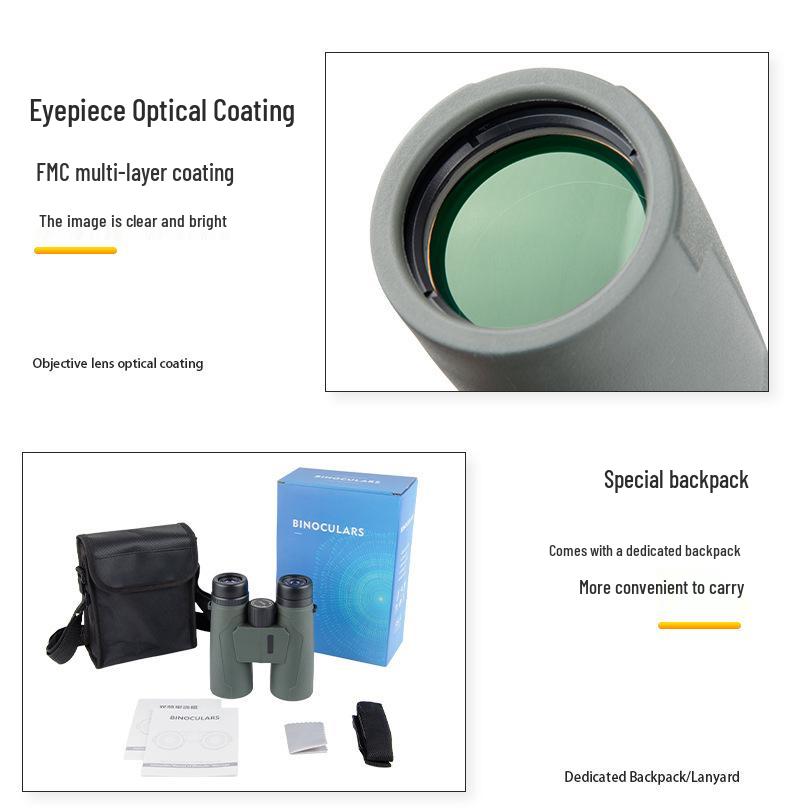 HD Low-Light Night Vision Binoculars Telescope for Moon Viewing and Bee Observation