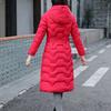 Women's Winter Long Wadded Jacket Female Plus Size Solid Color Hooded Cotton-padded Clothes Casual Loose Warm Down-filled Coats