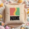 Логотип еды Аниме I-Indomies Наволочка Плюшевая ткань Мягкая Двусторонняя печать Подушка для дивана Стойкость цвета Домашний декор Подарок