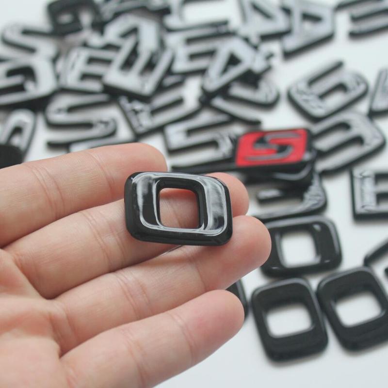 Automobile Motor Vehicle Rear Letters Emblems for Mercedes Benz CLA45s Trunk Badges