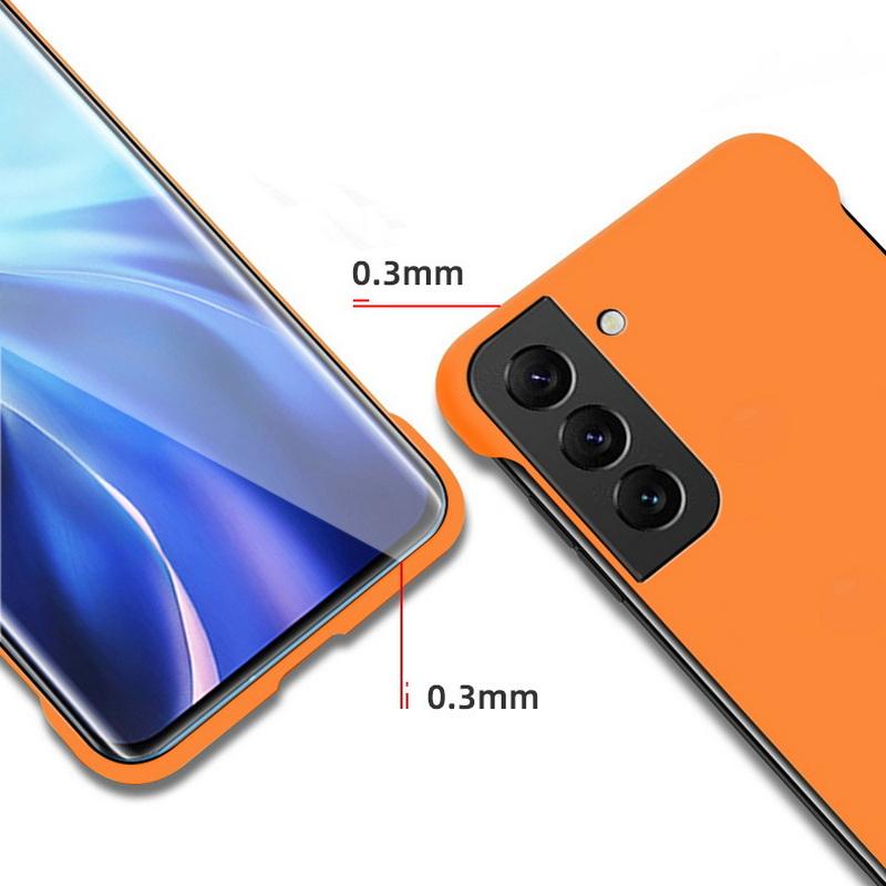 Ультратонкий безрамный жесткий чехол для Samsung Galaxy S25 Ultra S24 FE S23 S22 S21 Plus S20 FE PC цветной чехол