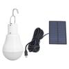 Solar Light Bulb Energy Saving White Light USB Solar LED Bulb Light for Outdoor Camping Emergency