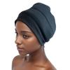 Black Turban Lifter Volumn Hijab Bonnet Hat for Female Breathable Underneath Turban Lift African Under Scarf Headwrap