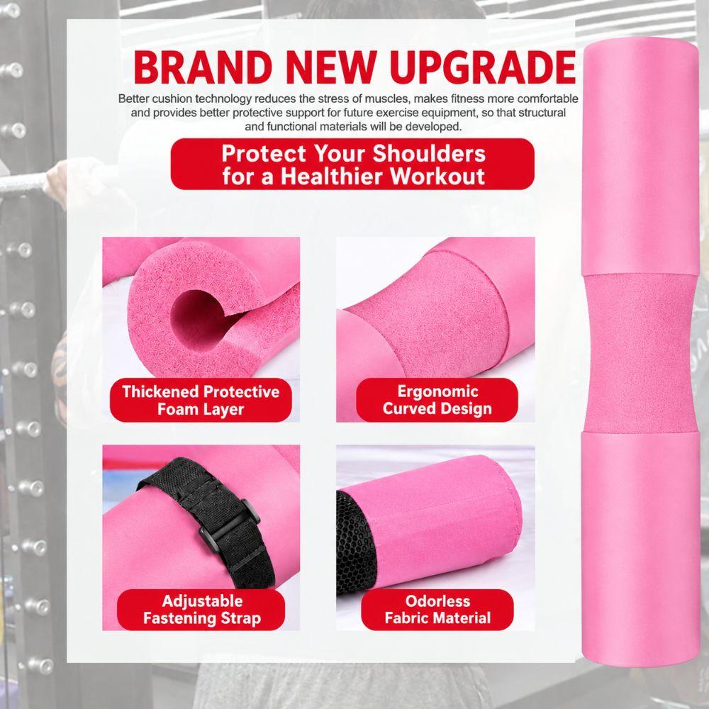 NBR Foam Barbell Cushion High Resilience Hip Thrust Pad New Shoulder Pad Home Gym