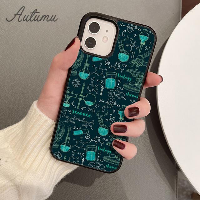 Чехол для телефона Биология и Химия для iPhone 17 Air 15 16 16e 11 12 13 14 Pro Max Plus coque Fundas Shell