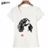 Cavalier King Charles Spaniel Dog Portrait T-Shirt Fashion Women T-Shirt Beautiful Street Girl