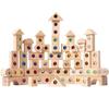 Kids Wooden Early Educational Creative Large Acrylic Transparent Gem Building Blocks Toy