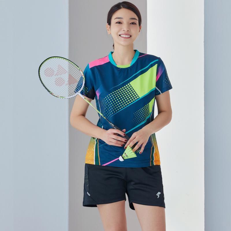Badminton Table Tennis Short Sleeve Set Quick Dry Breathable Sportswear Men Women Kids Team Uniforms Custom