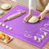 Silicone Baking Pad, Extra-thick Large-sized Non-stick Pastry Pad, Suitable for Dough, Pie Crust and Rolling Pad