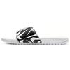 Шлепанцы Benassi Jdi Print 'White Black Swoosh' 631261-106