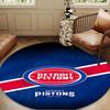 Detroit-Pistons Logo Round mat, Anti-slip Circle Carpet Chair rug For livingroom,Bedroom, doormat home decor Gift Christmas Gifts